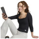 Adidas Παιδική μακρυμάνικη μπλούζα Slim Front Square Collar Longsleeve T-Shirt